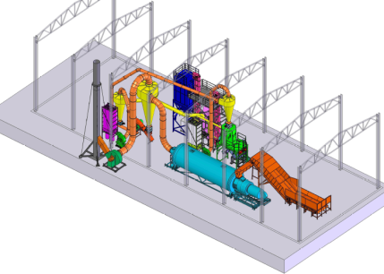 Линия производства травяных гранул на 2,5 т/час